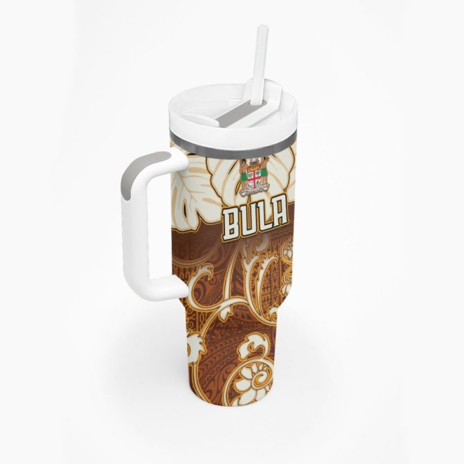 Fiji Spring Break Holiday Custom Stanley Quencher 40Oz Stainless Steel Tumbler - Image 3