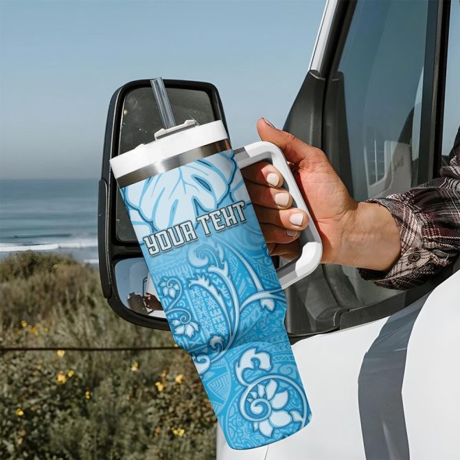 Fiji Spring Break Holiday Custom Stanley Quencher 40Oz Stainless Steel Tumbler - Image 8