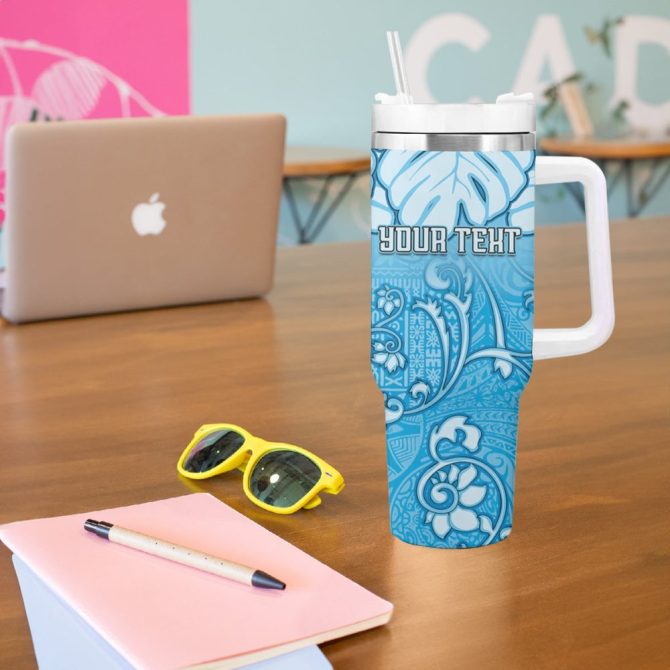 Fiji Spring Break Holiday Custom Stanley Quencher 40Oz Stainless Steel Tumbler - Image 6