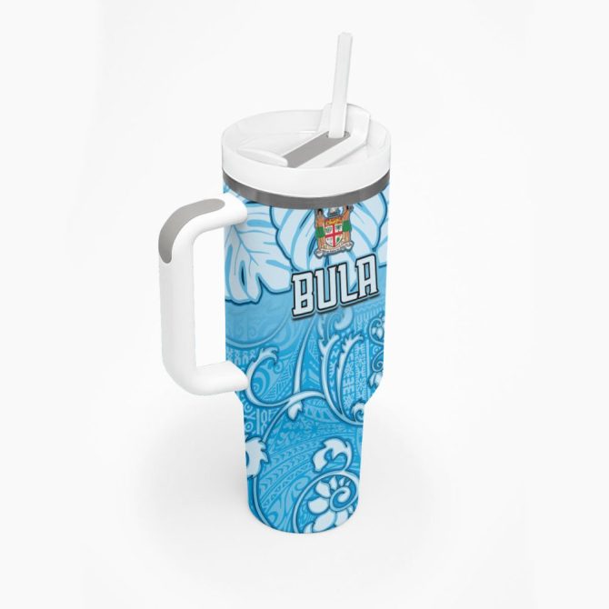 Fiji Spring Break Holiday Custom Stanley Quencher 40Oz Stainless Steel Tumbler - Image 3