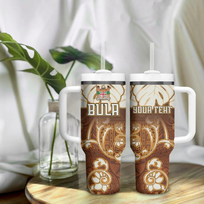 Fiji Spring Break Holiday Custom Stanley Quencher 40Oz Stainless Steel Tumbler - Image 10