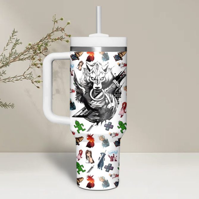 Final Fantasy Games Custom Stanley Quencher 40Oz Stainless Steel - Image 5