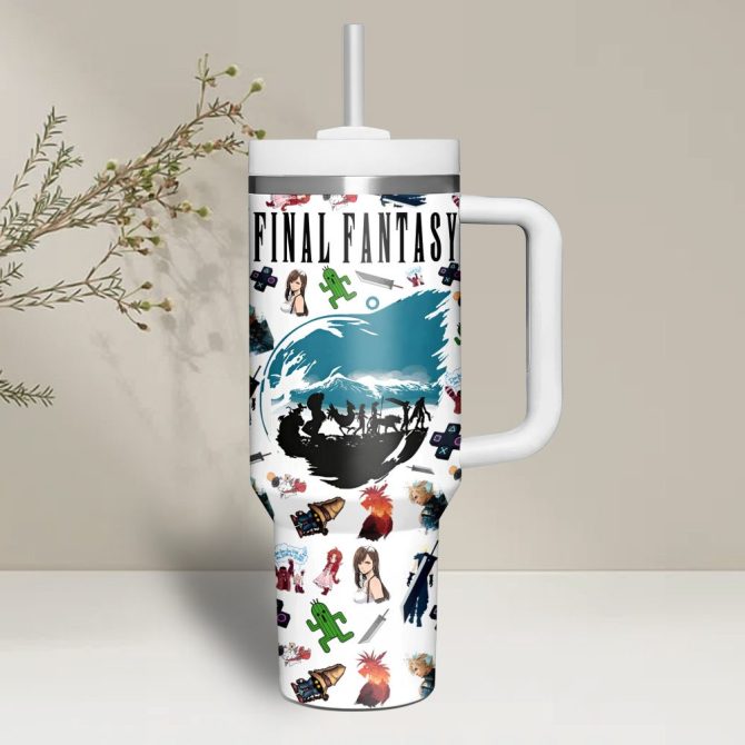 Final Fantasy Games Custom Stanley Quencher 40Oz Stainless Steel - Image 6
