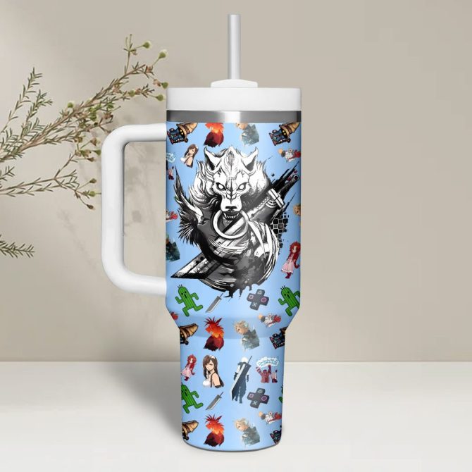 Final Fantasy Games Custom Stanley Quencher 40Oz Stainless Steel - Image 3