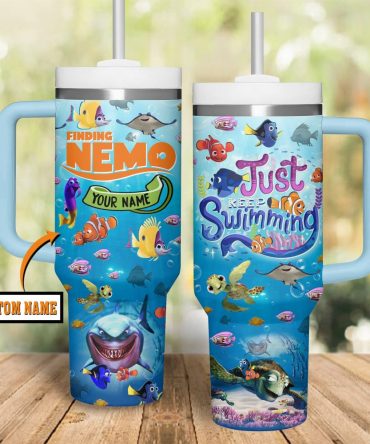 Finding Nemo Movies Custom Stanley Quencher 40Oz Stainless Steel Tumbler