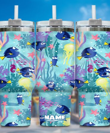 Finding Nemo Movies Custom Stanley Quencher 40Oz Stainless Steel Tumbler With Handle