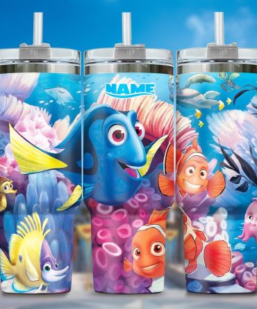 Finding Nemo Movies Custom Stanley Quencher 40Oz Stainless Steel Tumbler With Handle
