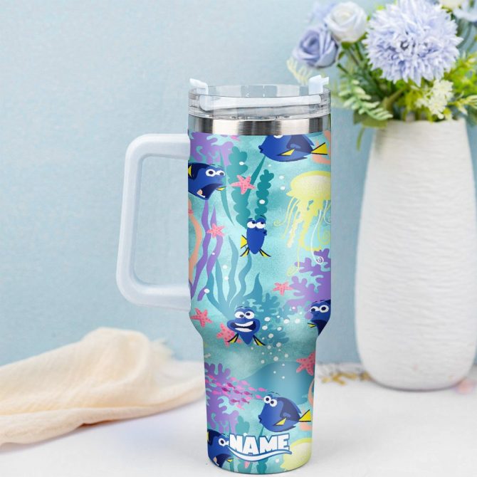 Finding Nemo Movies Custom Stanley Quencher 40Oz Stainless Steel Tumbler With Handle - Image 3