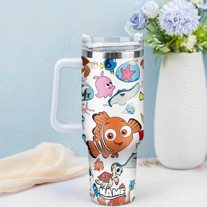 Finding Nemo Movies Custom Stanley Quencher 40Oz Stainless Steel Tumbler With Handle - Image 2