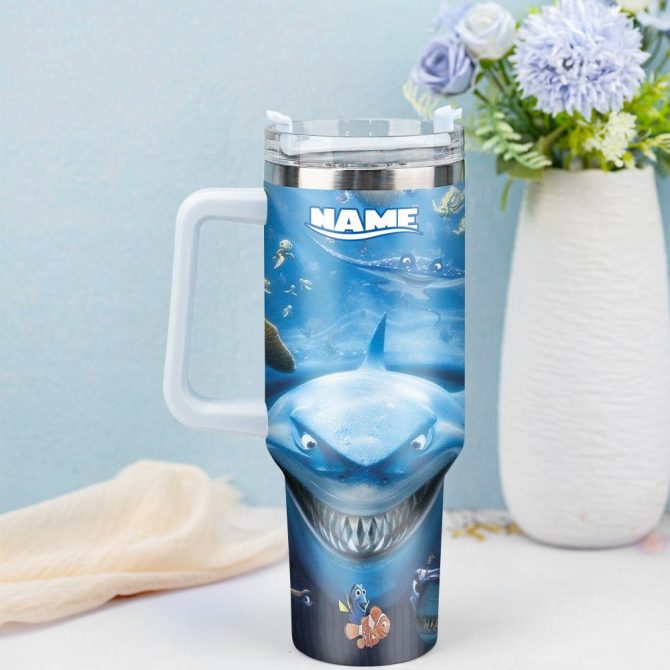 Finding Nemo Movies Custom Stanley Quencher 40Oz Stainless Steel Tumbler With Handle - Image 3