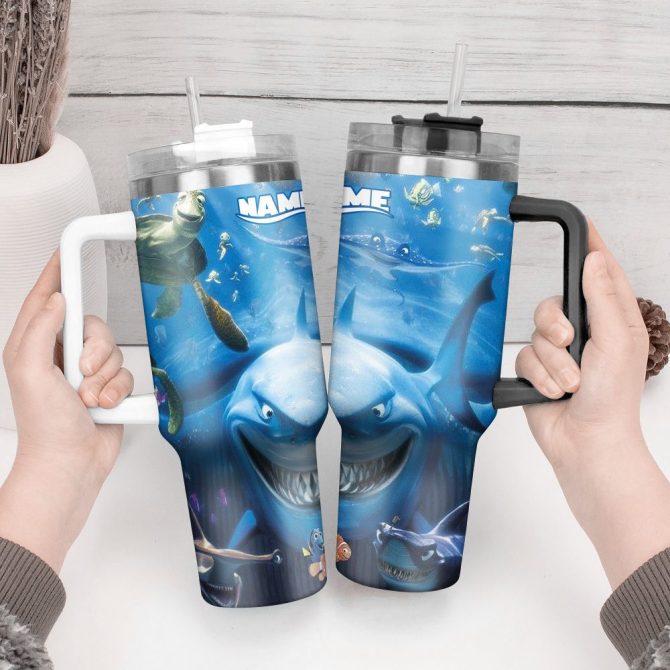 Finding Nemo Movies Custom Stanley Quencher 40Oz Stainless Steel Tumbler With Handle - Image 4
