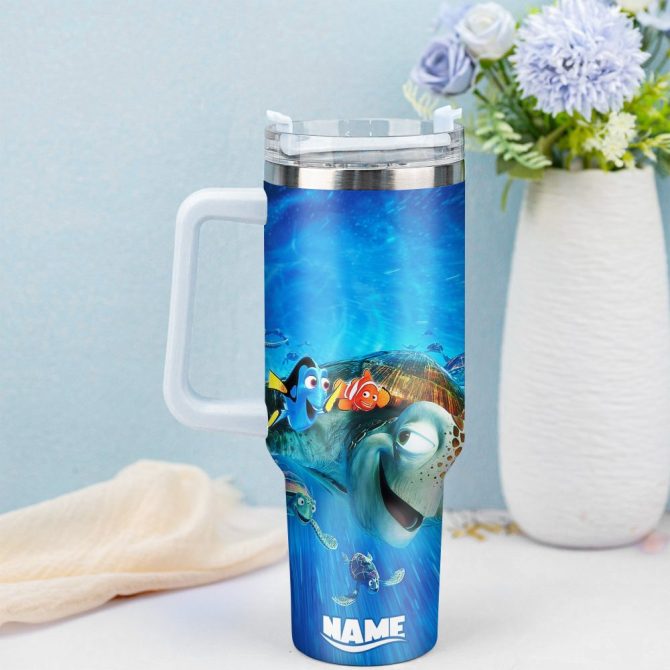 Finding Nemo Movies Custom Stanley Quencher 40Oz Stainless Steel Tumbler With Handle - Image 3
