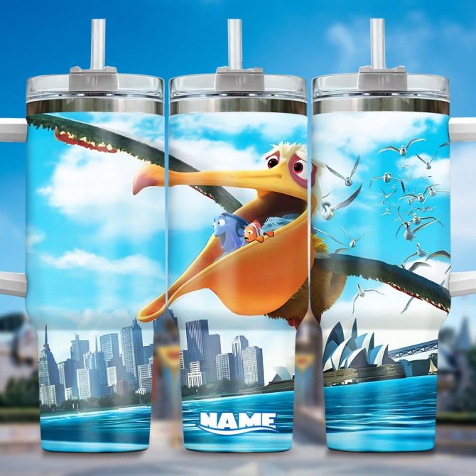 Finding Nemo Movies Custom Stanley Quencher 40Oz Stainless Steel Tumbler With Handle
