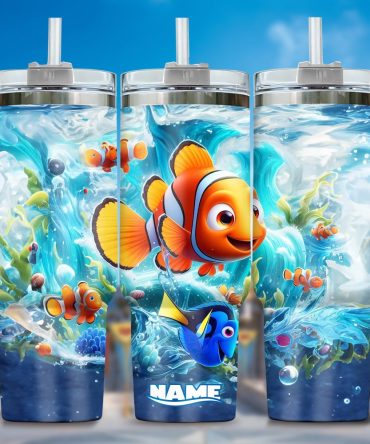 Finding Nemo Movies Custom Stanley Quencher 40Oz Stainless Steel Tumbler With Handle