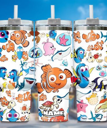 Finding Nemo Movies Custom Stanley Quencher 40Oz Stainless Steel Tumbler With Handle