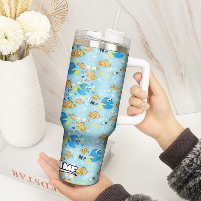 Finding Nemo Movies Custom Stanley Quencher 40Oz Stainless Steel Tumbler With Handle - Image 3