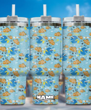 Finding Nemo Movies Custom Stanley Quencher 40Oz Stainless Steel Tumbler With Handle