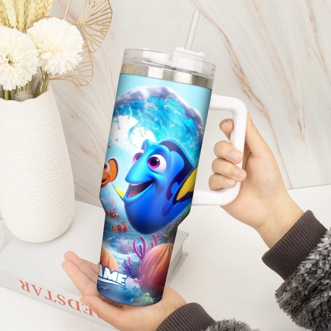 Finding Nemo Movies Custom Stanley Quencher 40Oz Stainless Steel Tumbler With Handle - Image 4
