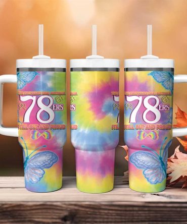 First Sydney Madri Gras Australia 78Ers Still Out And Proud Custom Stanley Quencher 40Oz Stainless Steel Tumbler With Handle