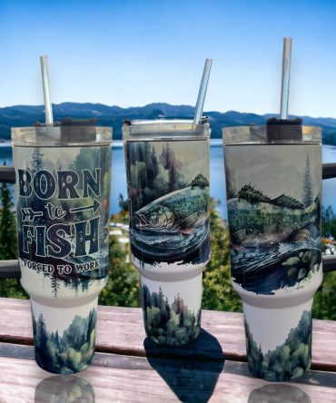 Fishing Custom Stanley Quencher 40Oz Stainless Steel Tumbler