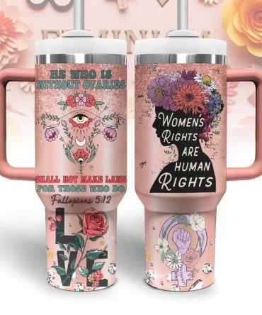 Floral Girl Custom Stanley Quencher 40Oz Stainless Steel Tumbler