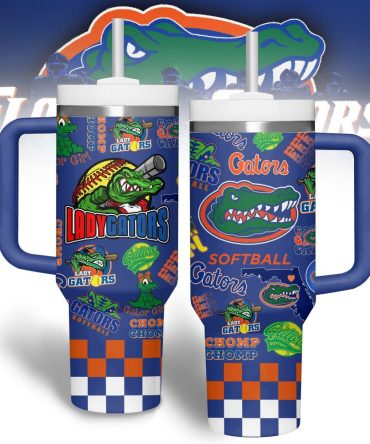 Florida Gators Basketball Ncaa Custom Stanley Quencher 40Oz Stainless Steel Tumbler