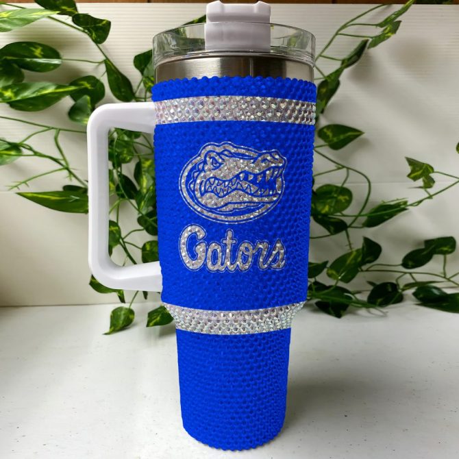 Florida Gators Ncaa Custom Stanley Quencher 40Oz Stainless Steel Tumbler With Handle - Image 3