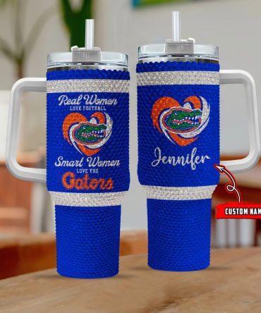 Florida Gators Ncaa Custom Stanley Quencher 40Oz Stainless Steel Tumbler With Handle