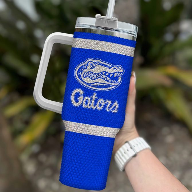Florida Gators Ncaa Custom Stanley Quencher 40Oz Stainless Steel Tumbler With Handle - Image 2