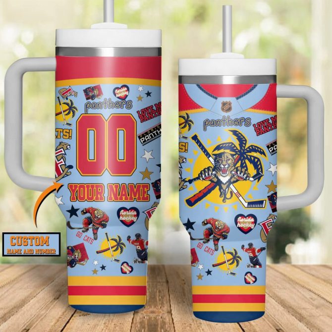 Florida Panthers Nhl Custom Stanley Quencher 40Oz Stainless Steel