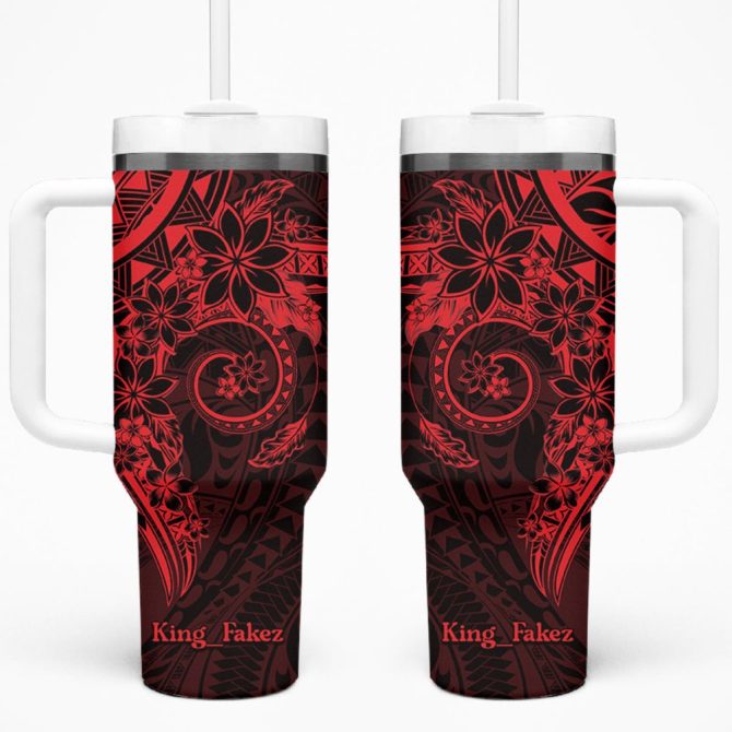 Flowers Custom Stanley Quencher 40Oz Stainless Steel Tumbler