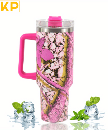 Foliage And Branch Custom Stanley Quencher 40Oz Stainless Steel Tumbler With Handle