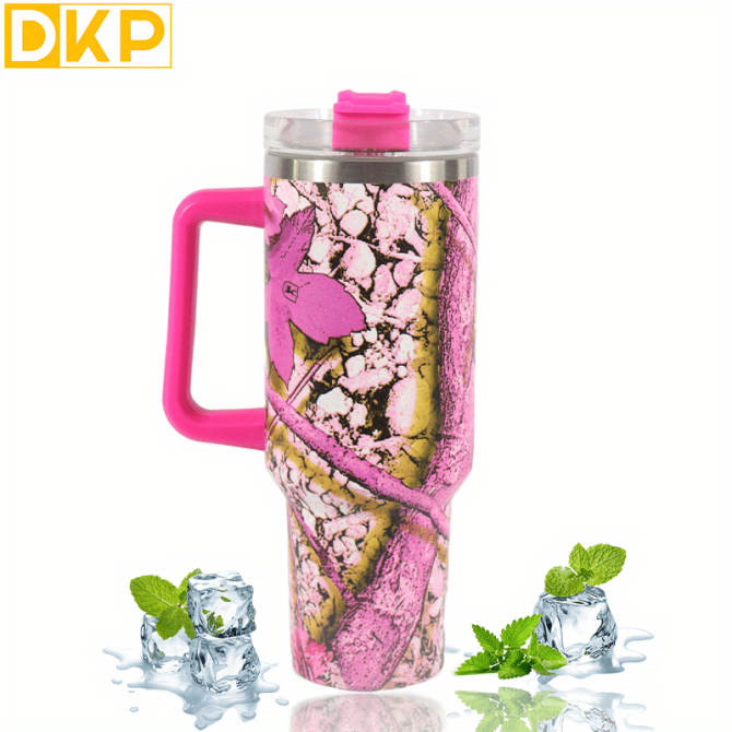 Foliage And Branch Custom Stanley Quencher 40Oz Stainless Steel Tumbler With Handle