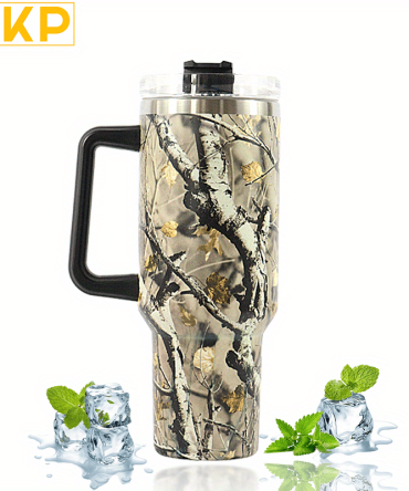 Foliage And Branch Custom Stanley Quencher 40Oz Stainless Steel Tumbler With Handle