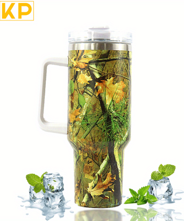 Foliage And Branch Custom Stanley Quencher 40Oz Stainless Steel Tumbler With Handle