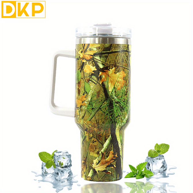 Foliage And Branch Custom Stanley Quencher 40Oz Stainless Steel Tumbler With Handle