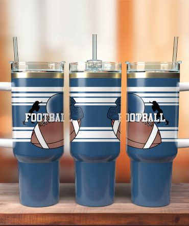 Football Coach Sports Custom Stanley Quencher 40Oz Stainless Steel Tumbler With Handle