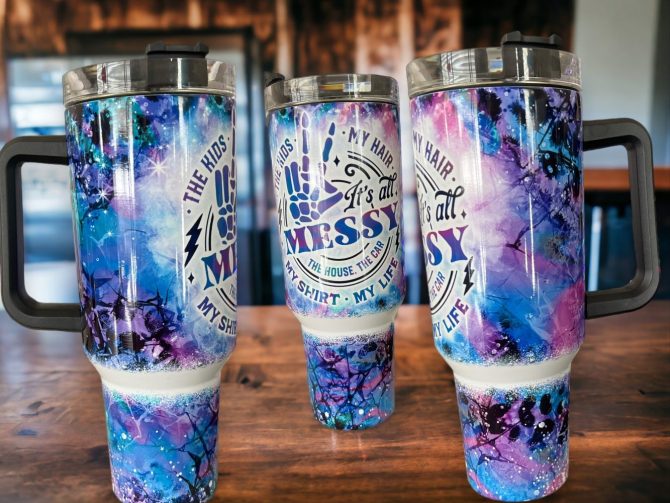 Football Mom Custom Stanley Quencher 40Oz Stainless Steel Tumbler