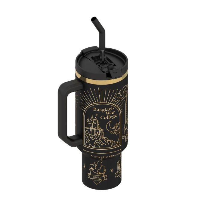 Fourth Wing Custom Stanley Quencher 40Oz Stainless Steel Tumbler - Image 4