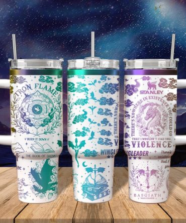 Fourth Wing Custom Stanley Quencher 40Oz Stainless Steel Tumbler With Handle