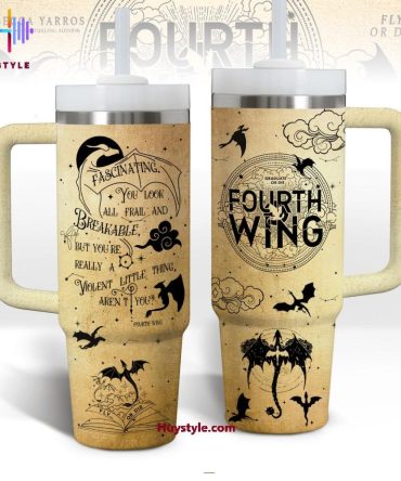 Fourth Wing Custom Stanley Quencher 40Oz Stainless Steel Tumbler With Handle