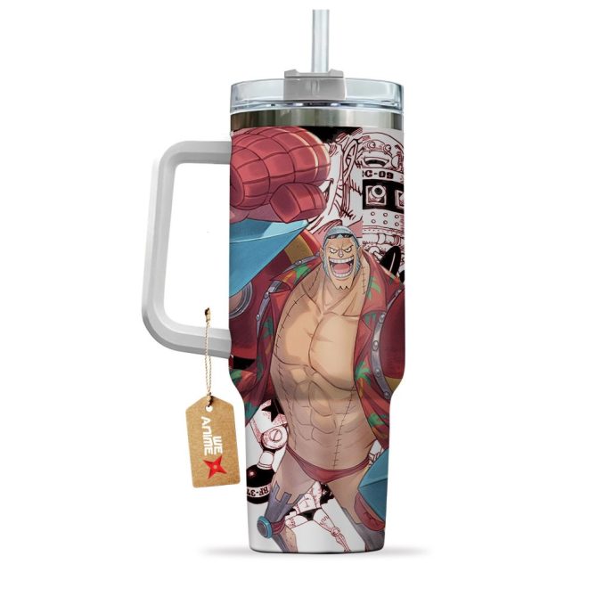 Franky One Piece Anime Custom Stanley Quencher 40Oz Stainless Steel Tumbler - Image 4