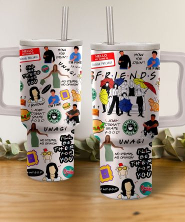 Friends Tv Series Custom Stanley Quencher 40Oz Stainless Steel
