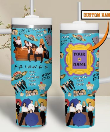 Friends Tv Series Custom Stanley Quencher 40Oz Stainless Steel