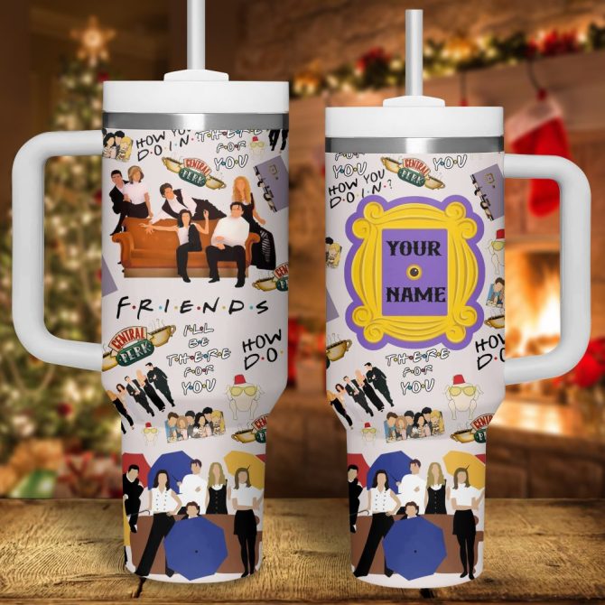 Friends Tv Series Custom Stanley Quencher 40Oz Stainless Steel - Image 2