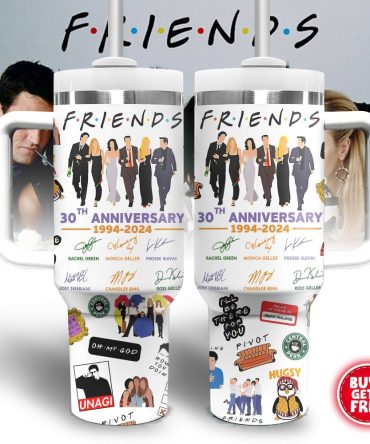 Friends Tv Series Custom Stanley Quencher 40Oz Stainless Steel Tumbler