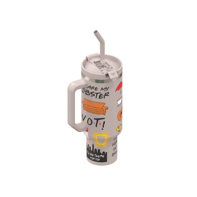 Friends Tv Series Custom Stanley Quencher 40Oz Stainless Steel Tumbler - Image 8