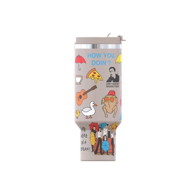 Friends Tv Series Custom Stanley Quencher 40Oz Stainless Steel Tumbler - Image 6