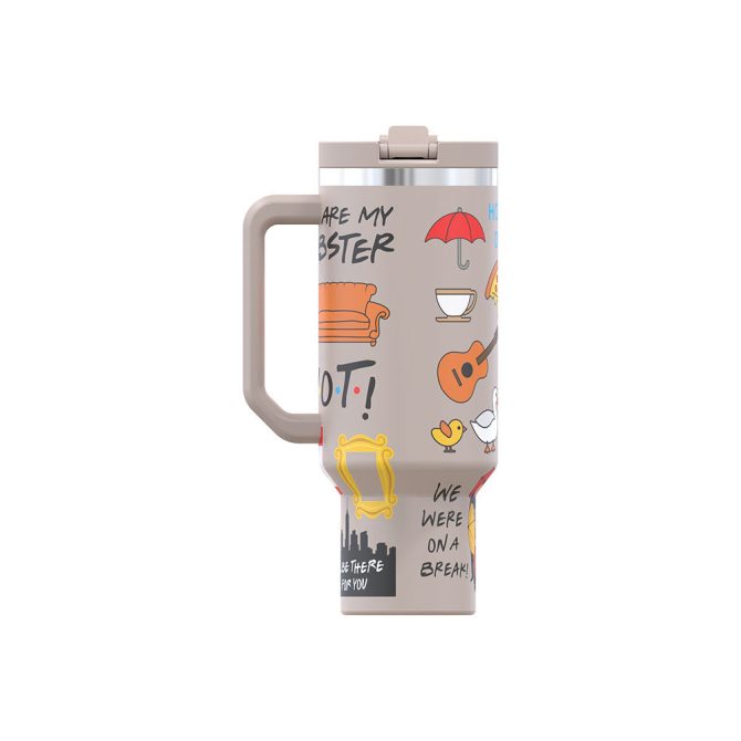 Friends Tv Series Custom Stanley Quencher 40Oz Stainless Steel Tumbler - Image 7