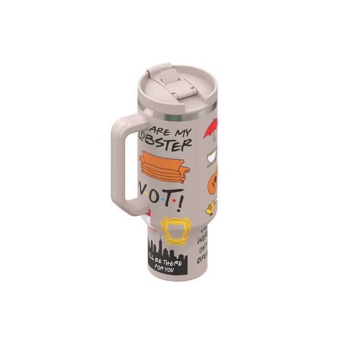 Friends Tv Series Custom Stanley Quencher 40Oz Stainless Steel Tumbler - Image 9